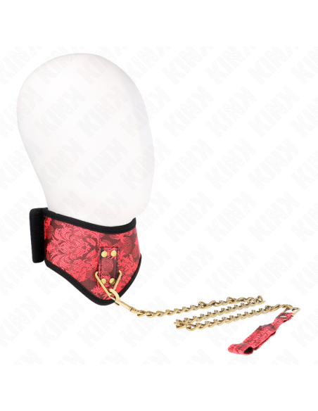 KINK - SKANDALINIO MODELIO KAKLO PAPUOŠALAS SU NĖRINIŲ DIRŽELIU 75 CM 44 X 10 CM