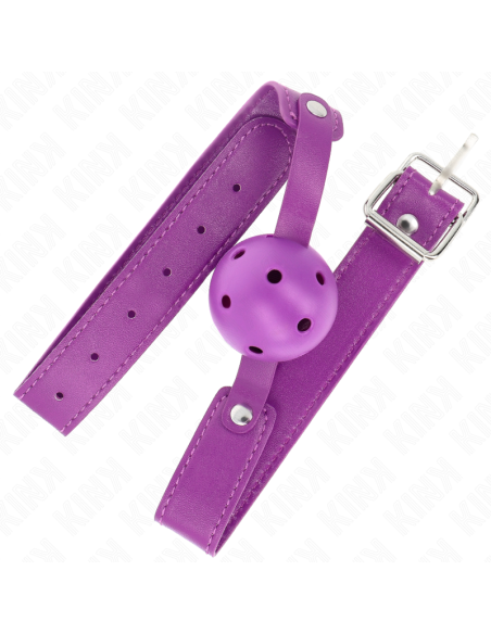 KINK - PURPLE BREATHABLE BALL 4.5 CMGAG 65 x 2.5 CM