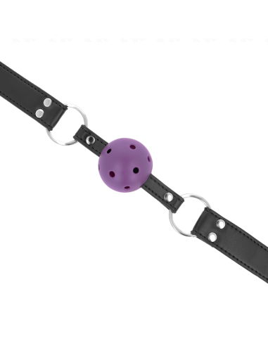 KINK - KVĖPUOJANTIS KAMUOLYS 4 CM KAMŠTELIS SU DVIGUBA KNIEDĖMIS VIOLETINIS 62,5 x 2,5 CM REGULIUOJAMAS 42-58 CM