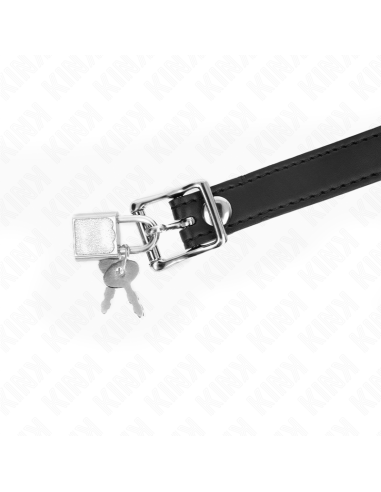 KINK - MODEL 1 SILICONE BALL 4 CM GAG WITH LOCK 60 x 2 CM