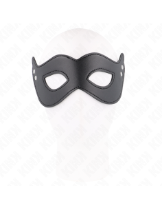 KINK - LEATHERETTE MASK WITH RIVETS MODEL 1 26 x 8 CM 2