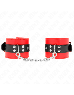 KINK - RAUDONAS RIŠO ĮRAŠAS SU JUODU DIRŽU, REGULIUOJAMAS 17-28 CM X 6 CM 2