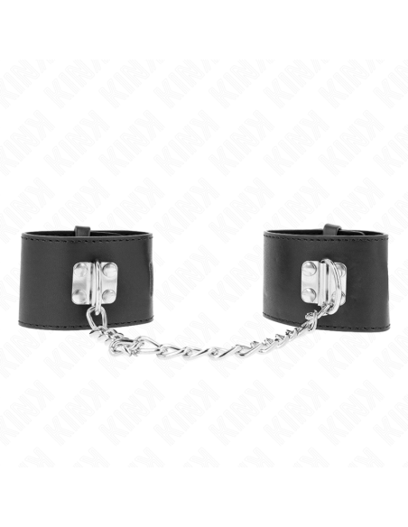 KINK - FIKSUOTAS RIŠO ĮRAŠAS SU GRANDINE 30 CM IR SPYNA, JUODAS, REGULIUOJAMAS 16–23 CM X 5,5 CM