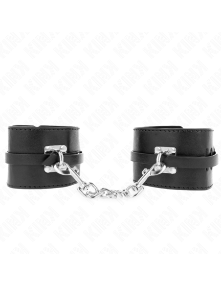 KINK - PRABANGUS UŽRAKINAMAS RIŠO APSAUGINIS ĮTVARAS JUODAS, REGULIUOJAMAS 14,5–21 CM X 6 CM