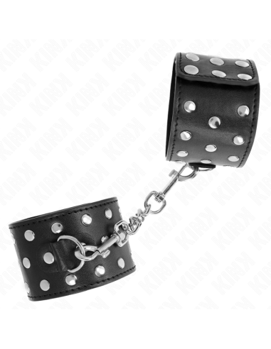 KINK - PUNK WRIST RESTRAINTS ADJUSTABLE 19-24 CM X 5.5 CM