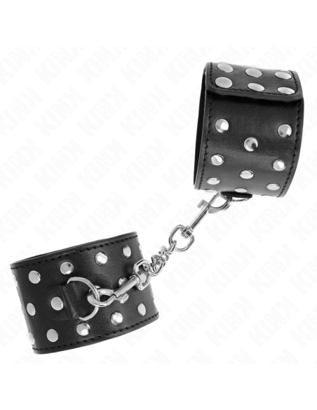 KINK - PUNK WRIST RESTRAINTS ADJUSTABLE 19-24 CM X 5.5 CM
