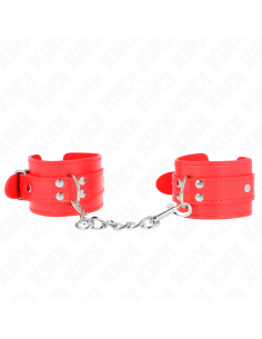 KINK - SIMPLE WRIST RESTRAINTS RED ADJUSTABLE 20-23 CM X 5.5 CM 2