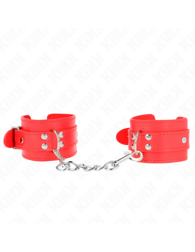 KINK - SIMPLE WRIST RESTRAINTS RED ADJUSTABLE 20-23 CM X 5.5 CM