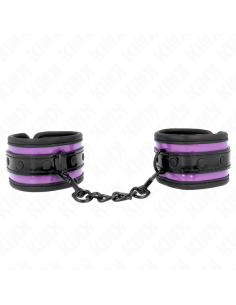 KINK - NEOPRENE WRIST RESTRAINTS LIGHT PURPLE AJUSTABLE 21-28 CM X 5 CM 2
