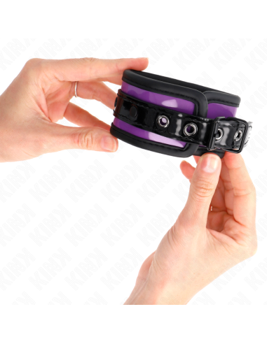 KINK - neopreno riešo įtvarai, šviesiai violetiniai, reguliuojami 21–28 cm x 5 cm