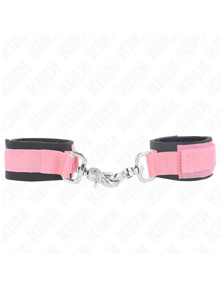 KINK - ADJUSTABLE NEOPRENE WRIST RESTRAINTS PINK ADJUSTABLE 22-34 CM