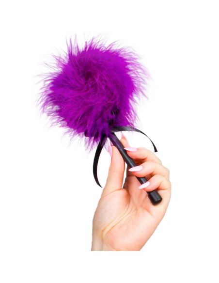 SECRETPLAY - PINK PURPLE MARABOU DUSTER
