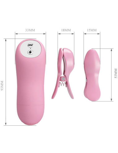 BAILE - ROMANTIC WAVE TWEEZERS WITH VIBRATION AND ELECTROSHOCK