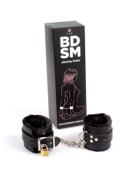 SECRETPLAY - JUODI SURIŠIMO ANTRANKIAI BDSM KOLEKCIJA