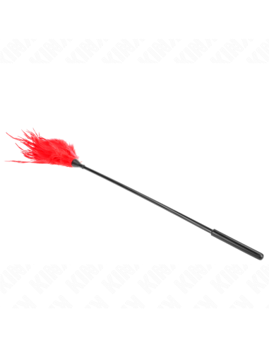 KINK - MULTIPLE RED TICKLE FEATHERS 45 CM