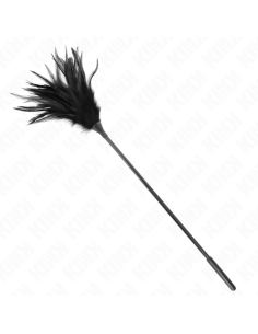 KINK - MULTIPLE BLACK TICKLE FEATHERS 45 CM 2