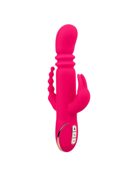 CALEXOTICS - JACK FANTASY TRIPLE HEATED VIBRATOR RABBIT PINK