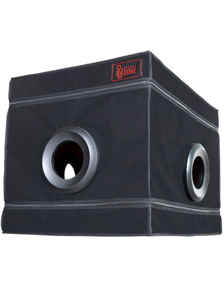 SECRET DOME - KINK CLUB LA NICHE CABIN BLACK and RED