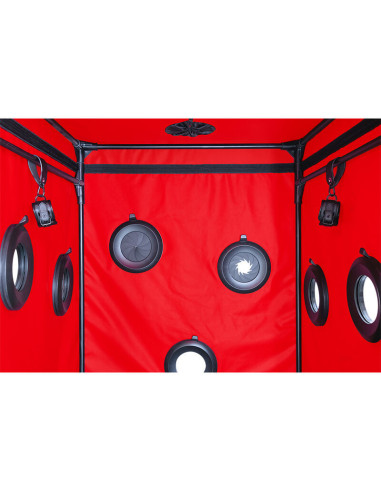 SECRET DOME – KINK KLUBO NAMELIS SKANDALAS JUODA IR RAUDONA