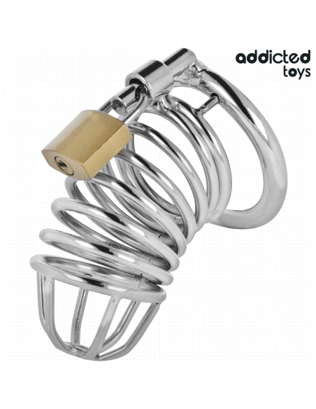 ADDICTED TOYS LOCKED – METALINIS VARPOS NARVAS SU GELEŽIES LĄSTELĖMIS, DYDIS M