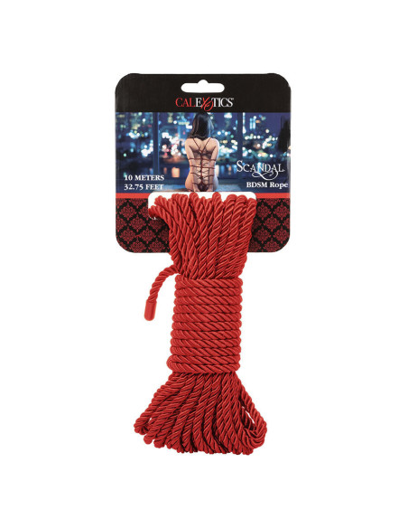 CALEXOTICS - SCANDAL RED BDSM ROPE 10 M