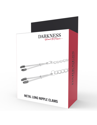 DARKNESS - ADJUSTABLE METAL NIPPLE Clamps