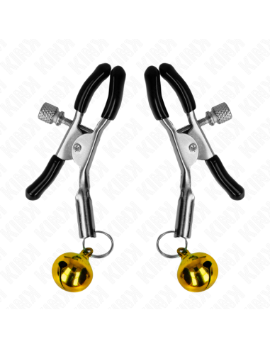 KINK - GOLD SINGLE BELL NIPPLE CLAMP 6 CM