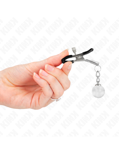 KINK - STIKLINIŲ KAROLIUKŲ SPENELIŲ SPAUSTUKAI SIDABRINĖS 6 CM