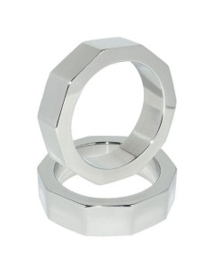 METAL HARD - PENIS AND TESTICLE NUT RING 55 MM