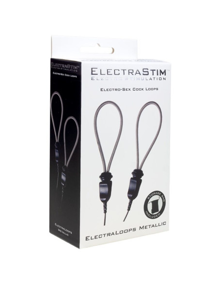 ELECTRASTIM - ELECTRALOOPS E-STIM reguliuojami metaliniai penio žiedai