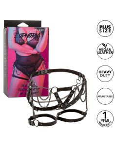 CALEXOTICS - EUPHORIA MULTICHAIN THIGH HARNESS PREMIUM PLUS SIZE 2