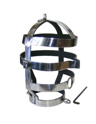 METAL HARD - MASK WITH STEEL NECKLACE