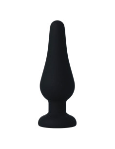 INTENSE - Analinis kaištis PIPO M, juodo silikono, 11 cm 2