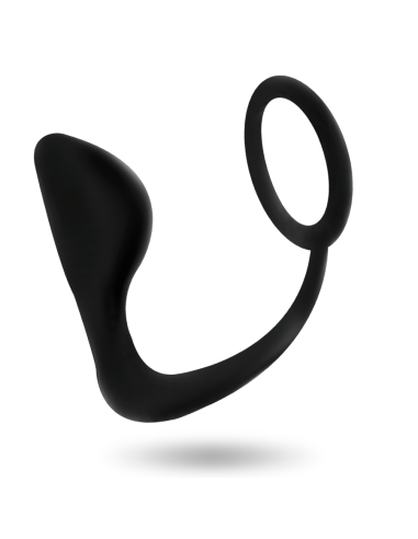 ADDICTED TOYS - ANAL PLUG WITH BLACK PENIS RING