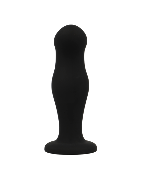 BLACKandSILVER - SEAN PLUG ANAL PREMIUM SILICONE BLACK