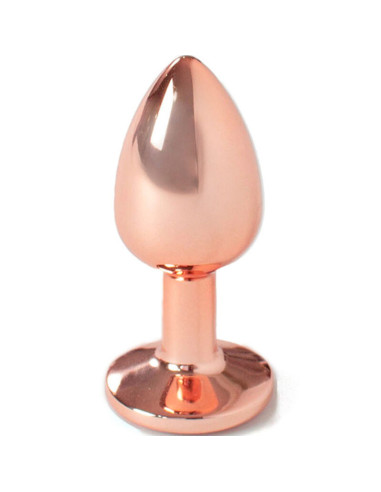 SECRETPLAY - METALINIS UŽPAKALO KAIŠTIS ROŽINIO AUKSO SPALVOS, MAŽAS, 7 CM