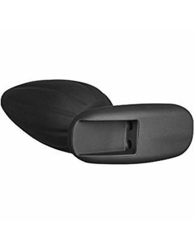 ELECTRASTIM - didelis silikoninis juodas supamasis antgalio kamštis