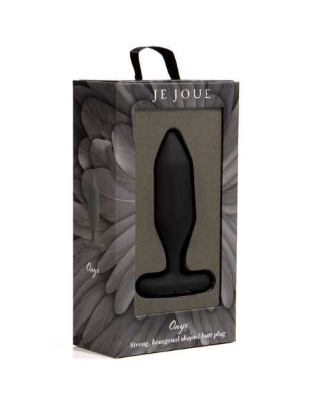 JE JOUE - ONYX analinis kaištis vibratorius, juodas