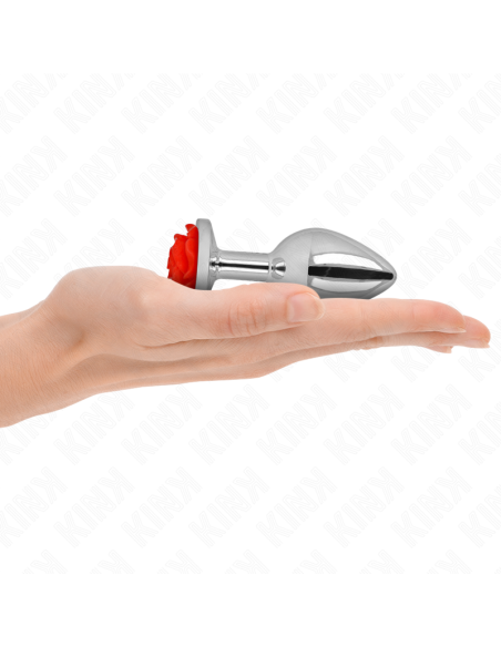 KINK - PLUG ANAL ROSE RED SIZE M