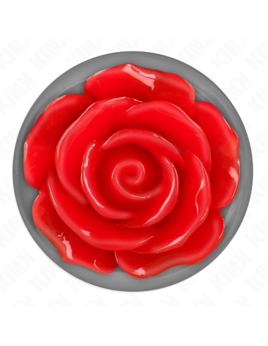KINK - PLUG ANAL ROSE RED SIZE M