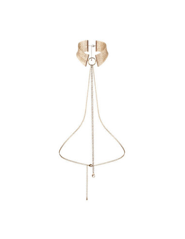BIJOUX - DÉSIR MÉTALLIQUE GOLDEN METALLIC NECKLACE