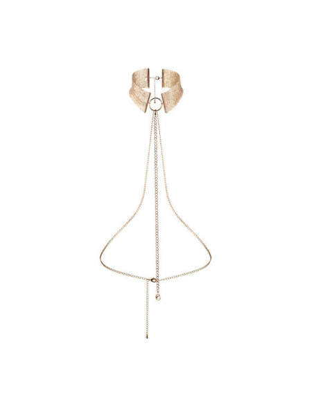 BIJOUX - DÉSIR MÉTALLIQUE GOLDEN METALLIC NECKLACE