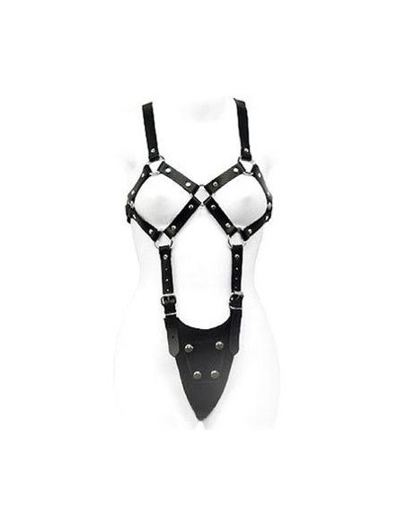 LEATHER BODY - EXPOSED BODY WOMAN