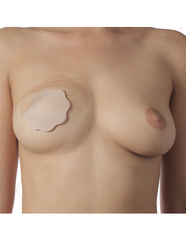 BYE-BRA - BREASTS ENHANCER NIPPLE COVERS SILK CUP D-F