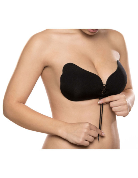 BYE-LIEKNĖLĖ - NĖRINĖMIS DIDINANTI PUSH-UP JUODA A KAULELIUKĖ