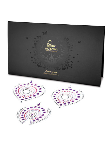 BIJOUX - INDISCRETS FLAMBOYANT LILA ir PINK