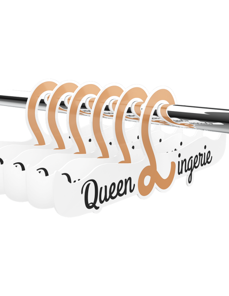 QUEEN LINGERIE - APATINIŲ TRIKOTAŽO PAKABA 27,5 CM 1 VNT.
