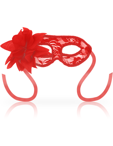 OHMAMA - MASKS MASKS WITH LACE AND RED FLOWER