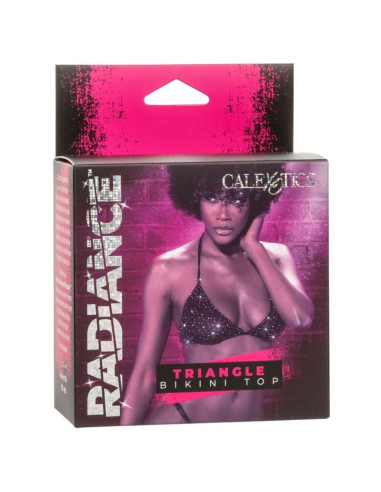 CALEXOTICS - RADIANCE TRIANGLE BIKINI TOP RHINE