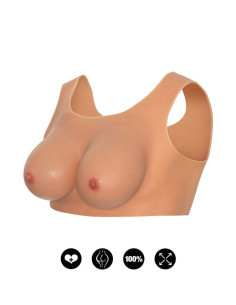 HIDDEN DESIRE - ALTER EGO WEARABLE BREAST TOP C-CUP FLESH 2
